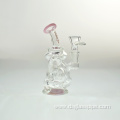 Wholesale Straight Clear Smoking Hookah Tube DAB Rig Glass Water Pipe